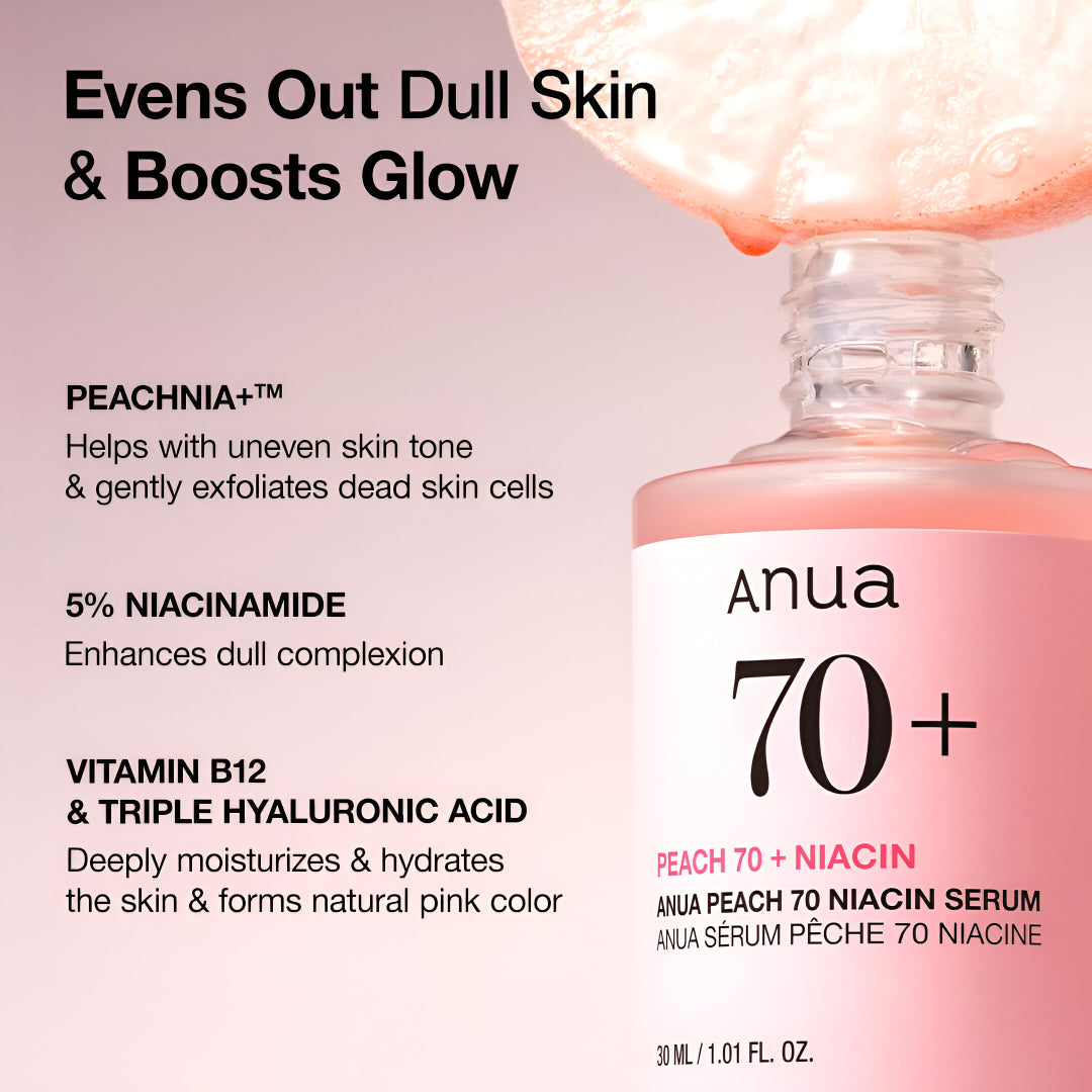 Anua Peach 70% Niacinamide Serum 30Ml