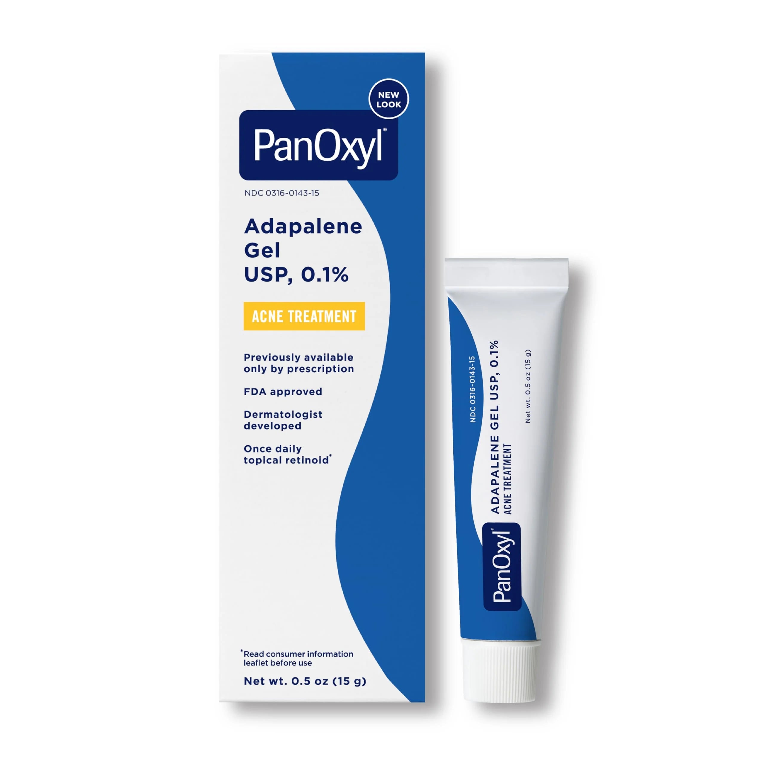 Panoxyl® Adapalene Usp Gel 0.1% Acne Treatment 15G