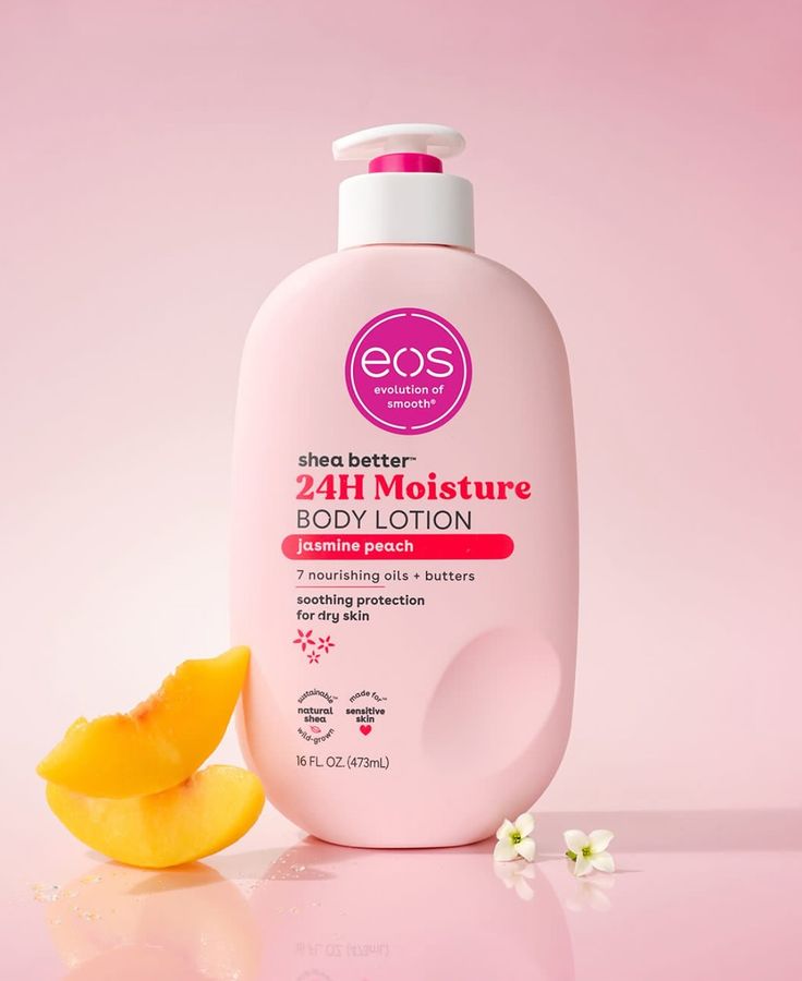 Eos Shea Better Jasmine Peach Body Lotion 473Ml
