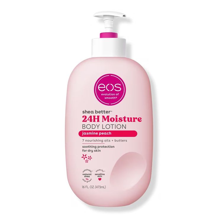 Eos Shea Better Jasmine Peach Body Lotion 473Ml