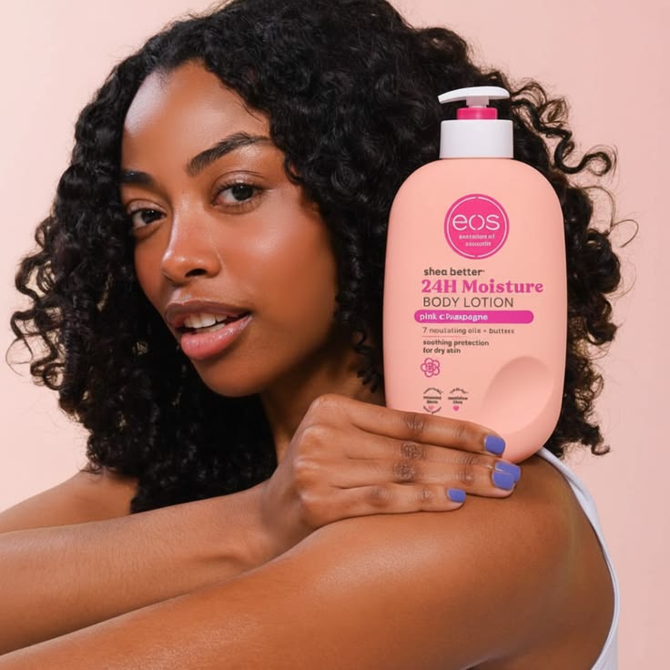 Eos Shea Better Pink Champagne Body Lotion 473Ml