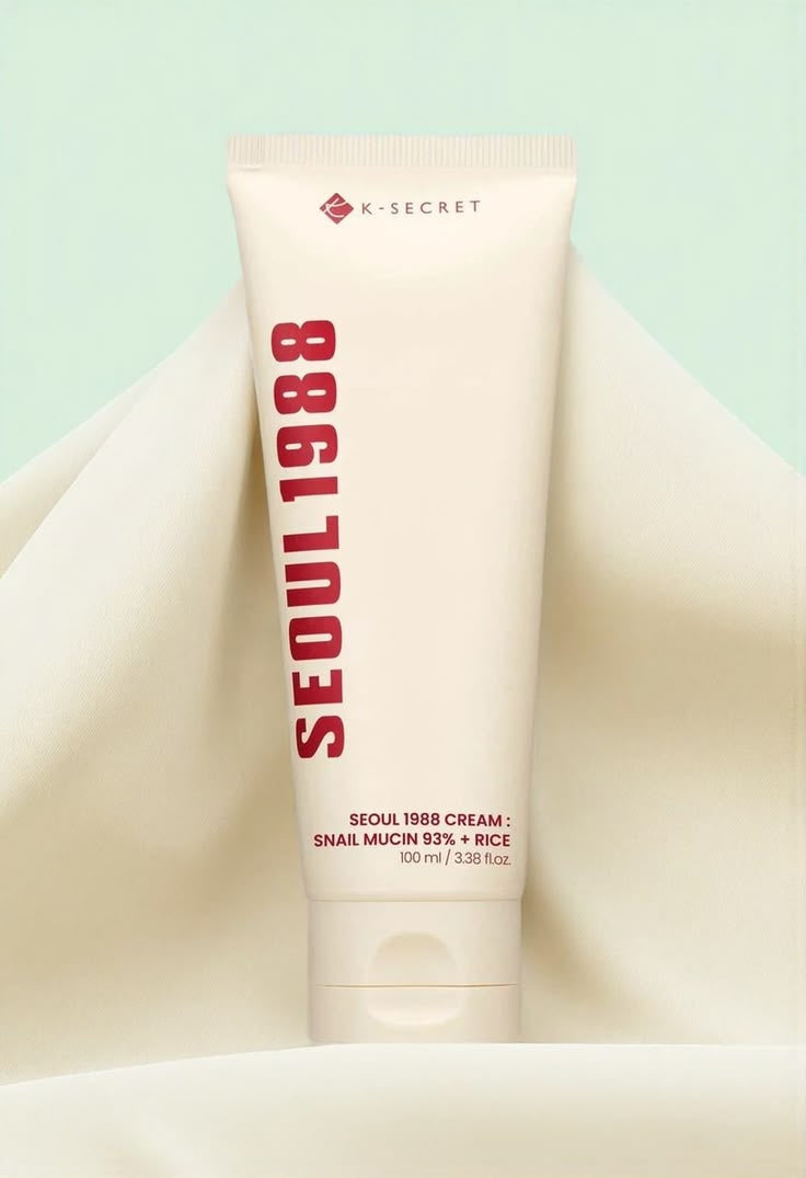 K-Secret Seoul 1988 Cream Snail Mucin 93% + Rice 100Ml