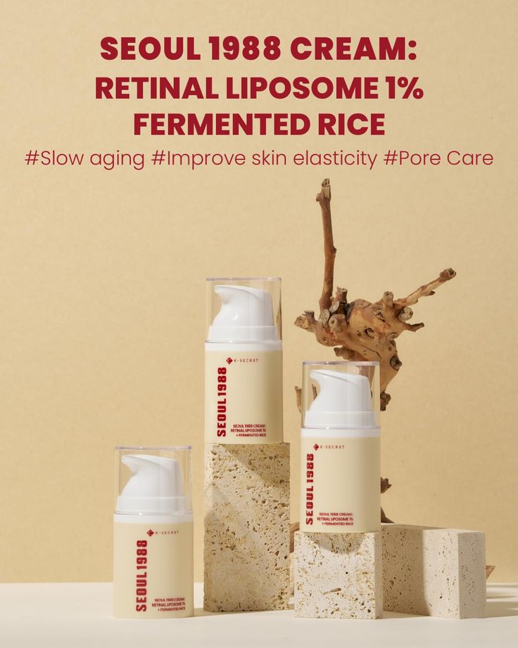 K-Secret Seoul 1988 Cream Retinal Liposome 1% + Fermented Rice 50Ml