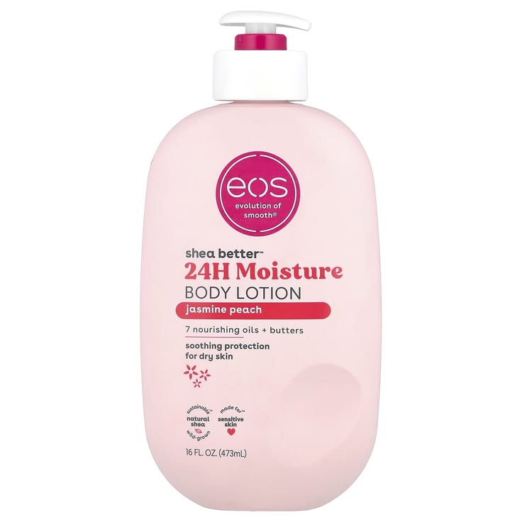 Eos Shea Better Jasmine Peach Body Lotion 473Ml