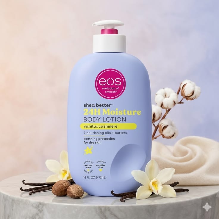 Eos Shea Better Vanilla Cashmere Body Lotion 473Ml