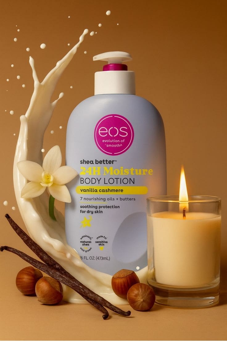 Eos Shea Better Vanilla Cashmere Body Lotion 473Ml
