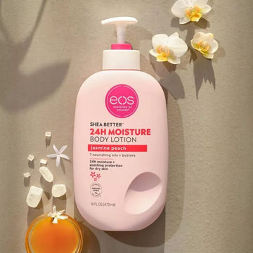 Eos Shea Better Jasmine Peach Body Lotion 473Ml